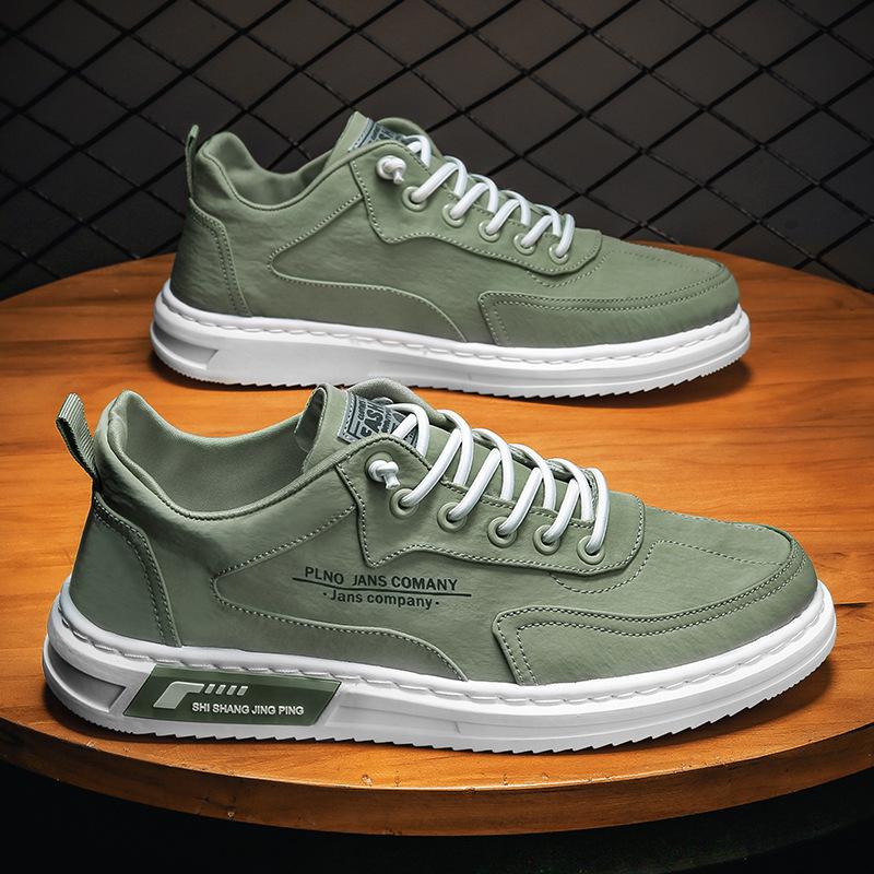 Модные мужские вулканизированные туфли на плоской подошве, нескользящие, износостойкие, дышащие, классические, модные, парусиновые, повседневные туфли, брендовая обувь для мужчин