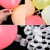 25/50pcs New Wedding Favors Party Supplies Backdrop Decoration Arch Decor Balloon Clip Ring Buckle