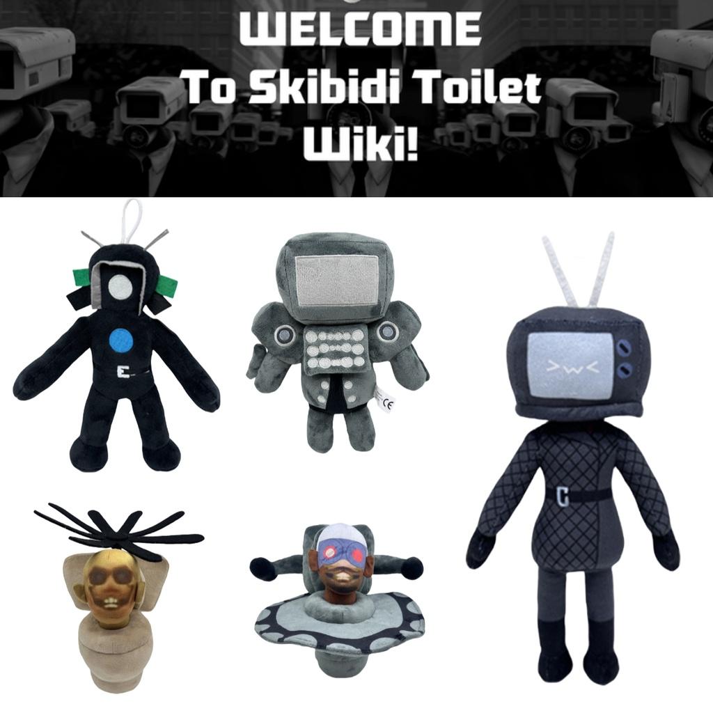 Плюшевая игрушка Скибиди Туалет Мэн Милая и мягкая игрушка для детей Дизайн животного 28 см высота