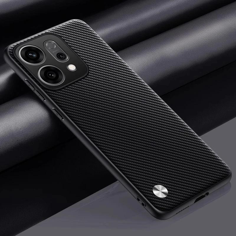 Для Reno 14 Pro 5G Reno14 Однотонный Чехол для Телефона из Искусственной Кожи Для OPPO Reno 14Pro Матовый Чехол Силиконовый Ударопрочный Мягкий Край Задняя Крышка