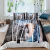 New York Duvet Cover Set Skyline Print Decorative 2/3 Piece Bedding Set With Pillow Shams Twin Full Queen King Size Room Decor