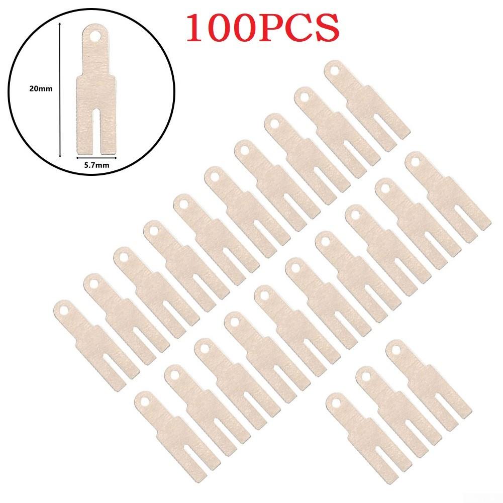 Никелевые полосы, листы типа Y, 100 шт., для аккумуляторной батареи