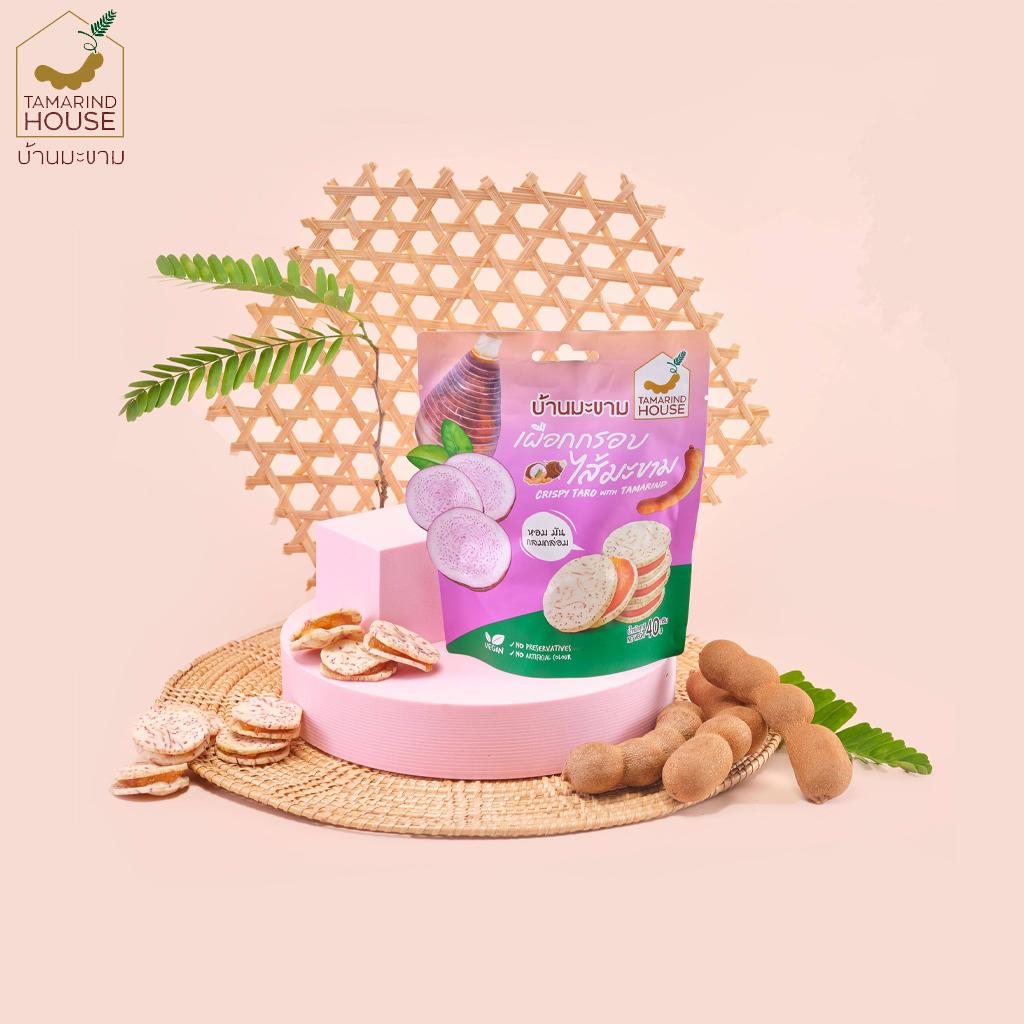 Tamarind House Crispy Taro с тамариндом/маракуйей 40 г. х 1/2/3/6 шт.