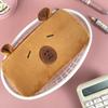 Soft Plush Coin Purse Large Capacity Cartoon Pencil Case Stationery Holder Bag  Girls/Boys