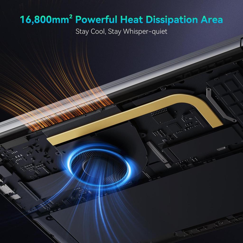 Hunidun Hibook 6 Laptop 15.6 inch 16GB+256/512GB Intel TwinLake N150 4 cores4 threads Windows11 Home Notebook