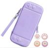 Organic SWITCH Organic EL Dedicated Storage Case OLED Protective Case Portable Carrying Case with 4 Caps [Switch EL/Switch Only] Joy-Con Purple/Purple