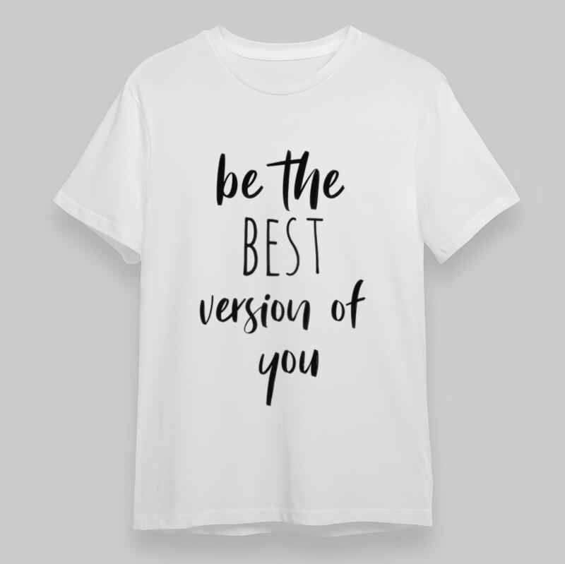 Женская мягкая классическая футболка Будь смелым Будь сильным Будь добрым Типография Большого размера Футболка