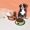 Colorful and Durable Stainless Steel Pet Bowl - Non-Slip Base, Easy To Clean - Ideal for Feeding and Watering Your Lovely Cat