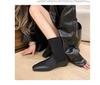 Fashion Brand Women's Shoes 2024 Autumn New Black Simple Women's Elastic Boots Light and Comfortable High Boots