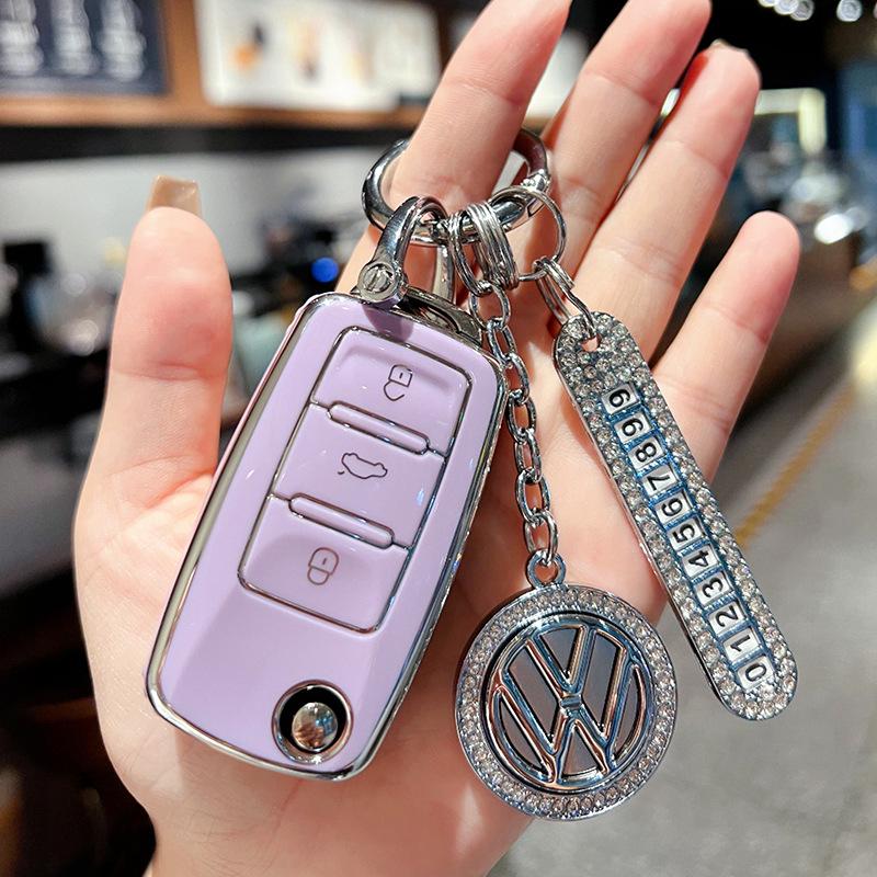 Чехол для ключа Volkswagen для Sagitar, Bora, Polo, Tiguan L, Magotan, Passat, Golf 7, Tayron, Lavida