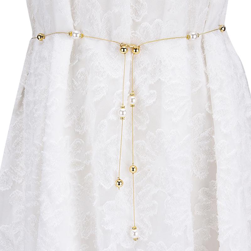 Металлическая цепочка на талию, инкрустированная стразами, для платьев и танца живота