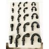 Universal Push-on Hose End Fittings Fuel Oil  0 45 90 180 Degree Cooler Hose AN4 AN6 AN8 AN10 AN12 Connection Adapter