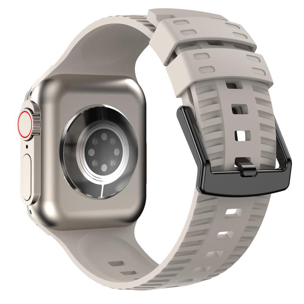 Ремешок с узором в виде шин для Apple Watch Ultra Band 49 мм, 44 мм, 45 мм, 41 мм, 42 мм, 38 мм, силиконовый браслет Correa IWatch Series 8 Se 7 6 5 4