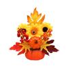 Simulation Flowers Simulation  Pumpkin Flowers Fake Plant Halloween Pumpkin  Thanksgiving