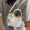 Women's 2025 New Fashion Niche Design Bucket Bag Daily Simple One Shoulder Crossbody Bag