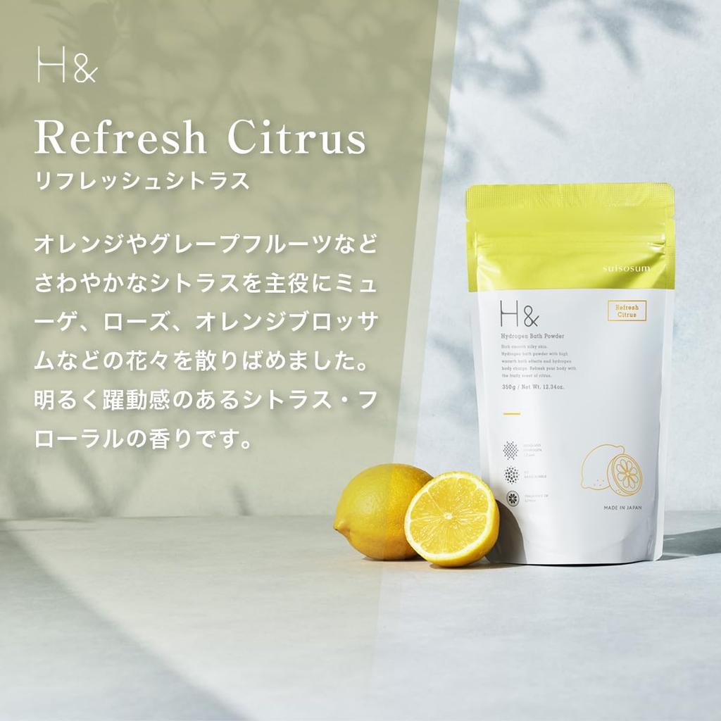 Bath Salts Hydrogen Carbonate Bubbles Envelop Your Whole Body X Gift X Made In Japan X Measuring Spoon H&Ash& High-Concentration [Warm Included]