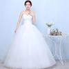 Dress Elegant Vintage Wrapped Chest Lace Up Bridal Wedding Veil