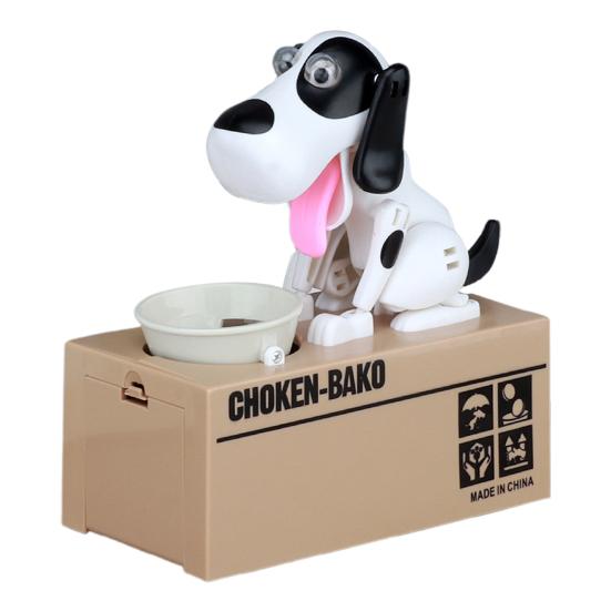 Поедание денег Собака Копилка Подвижные соединения Щенок Электрическая Копилка Автоматическая