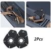 JEQS5 2Pcs Car Windshield Wiper Hole Silicone Protective Cover Accessories For Lexus IS250 RX350 LX570 LX600 LX470 GX470 RX330 NX300