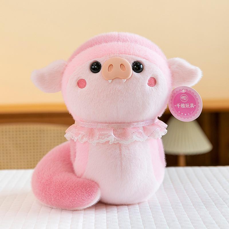 Mascot Pig 2025 Snake Plush Toy Dolls Room Decor Spring Festival Gift Pp Cotton