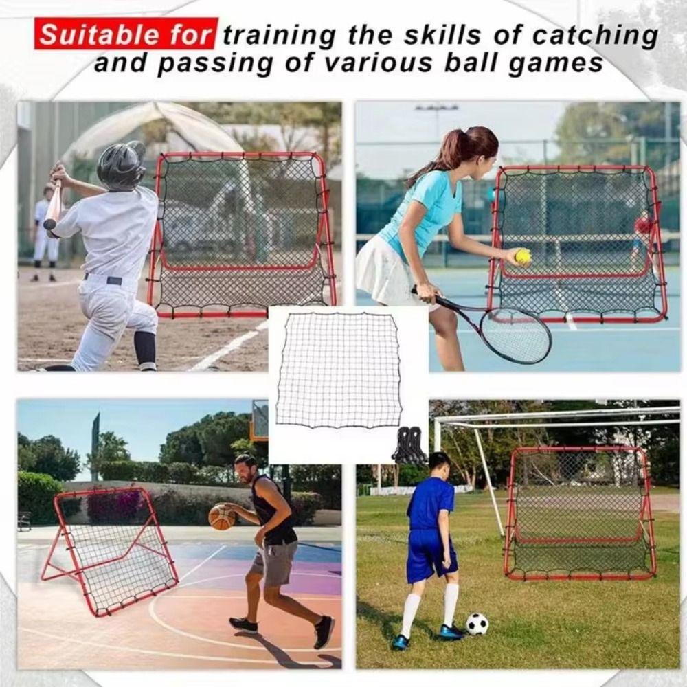 Target Goal Football Practice Net 100x100CM Football Rebound Net Baseball/Hockey