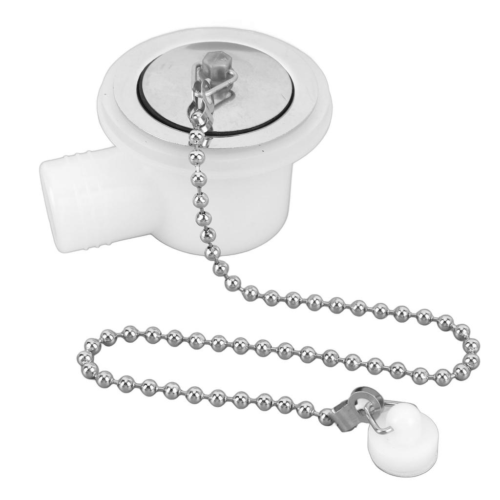 RV Sink Drain Connector Right Angle Stainless Steel Strong Sealing Space Saving Drain Pipe Hose