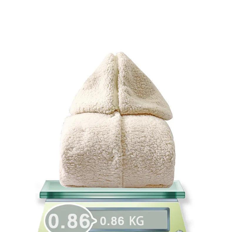 Женские пижамы, зимние бархатные теплые пижамы, длинный халат, повседневная свободная домашняя одежда, милая одежда для сна с героями мультфильмов, одежда из плотного флиса с длинными рукавами и капюшоном