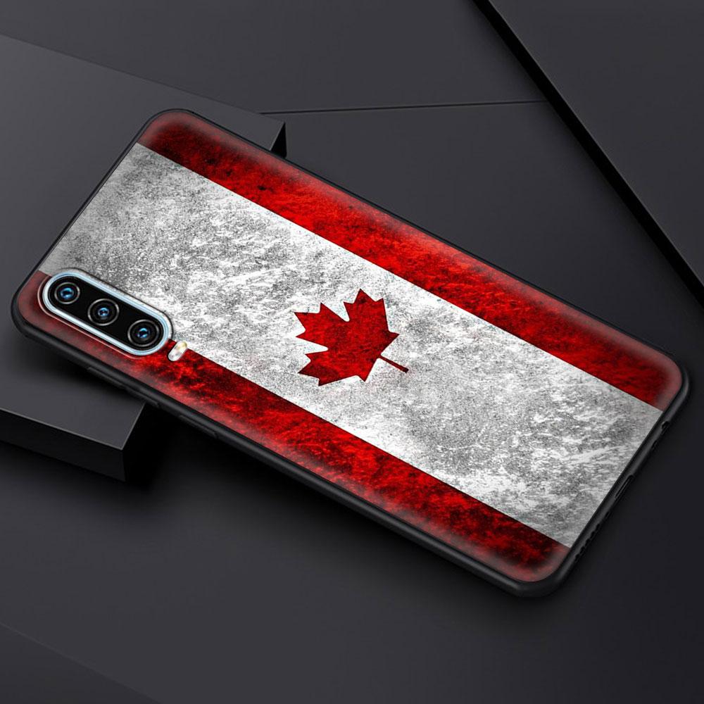 Чехол для телефона Maple Canada Flag love Football для Huawei P30 Lite P50 Pro P20 P40 Lite EP Smart Z 2021 Y6 Y7 Y9 2019 Y6p Y9s