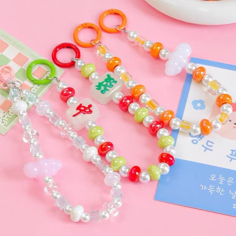 10 шт. 14 мм акриловые цветные счеты с большим отверстием, отдельные бусины, сделай сам, ручная работа, цепочка для мобильного телефона, аксессуары для волос, ожерелье, материал из бисера