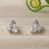Ins Sweet Zircon Love Cherry Серьги Изысканные серьги в форме сердца для девочек