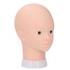 Лысая голова манекена из ПВХ, реалистичная кожа, практическая кукольная голова для практического массажа, шапка, очки, ди