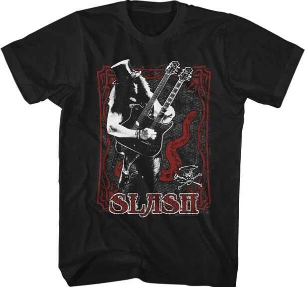Новая футболка с принтом группы SLASH (лицензированная)