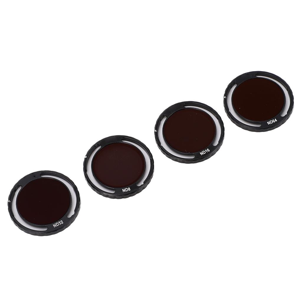 4Pcs Drone ND Filter Set ND8 ND16 ND32 ND64 Knob Installation HD Coated ND Filter Camera Lens for