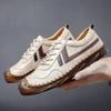Men Fashionable Multifunctional Handcrafted Lightweight Comfortable Classic Stylish Work Travel Leather Casual Shoes Antiskid