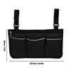 Wheelchair Armrest Side Storage Bag Waterproof Wheelchair Armrest Pouch For Most Walking Wheels And Mobile Equipment Accessories