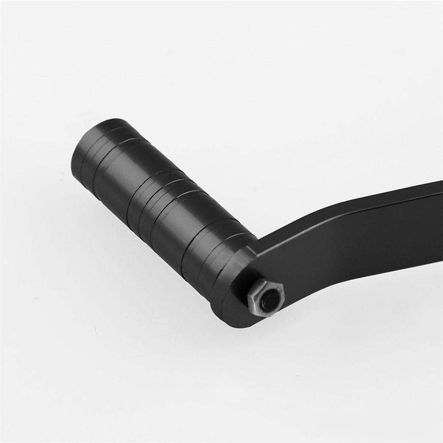 Рычаг переключения передач мотоцикла с двойной головкой, двусторонний, черный алюминиевый, замена