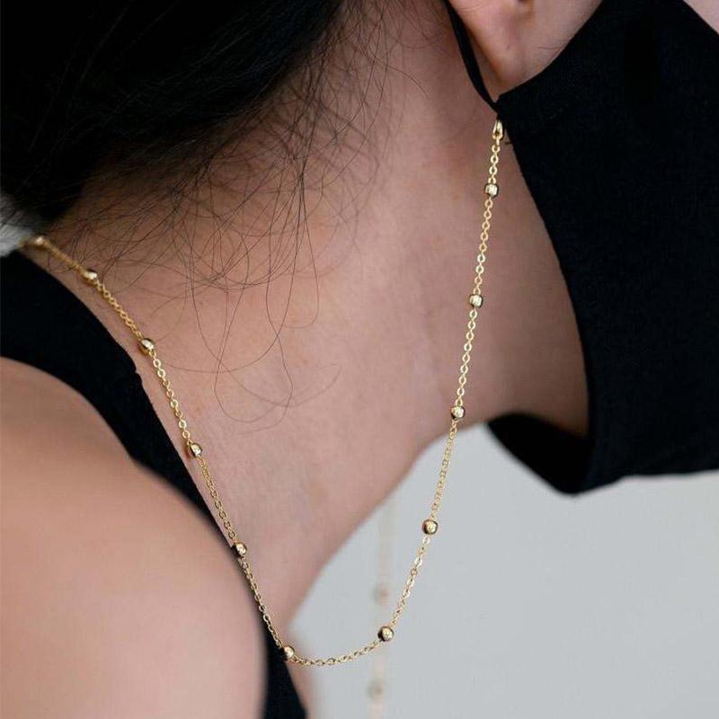 Модный ремешок для маски для женщин 2022 года, ремешок для очков, удобное ожерелье, подвесная веревка, держатель для очков, новая цепочка для маски, шейная цепочка, модный шнур