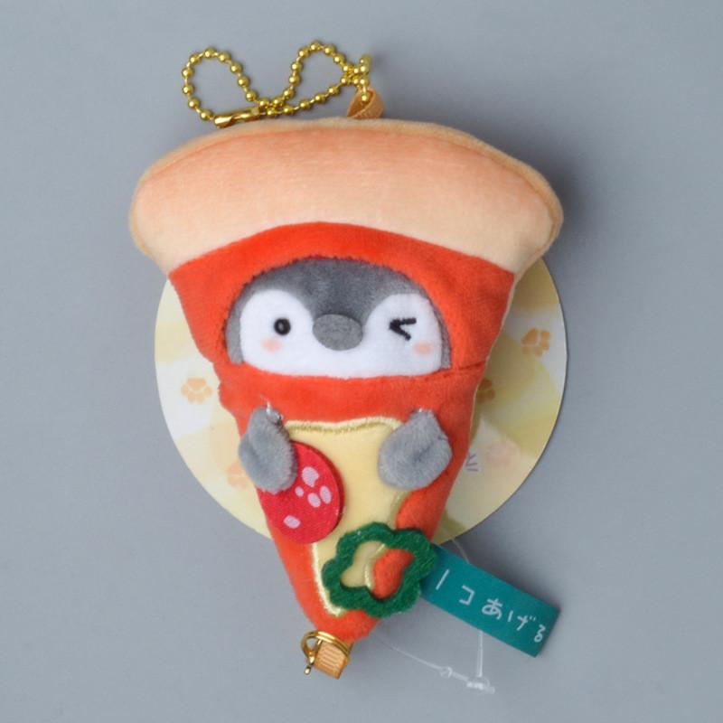 Penguin Egg Character Toast Pineapple Bun Plush Doll Keychain For Gift Giving