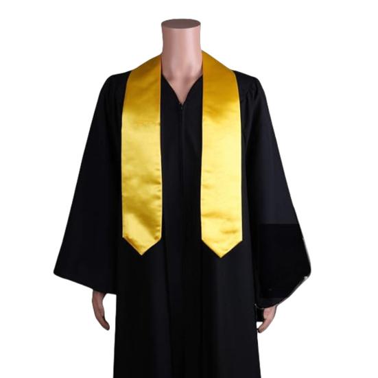 Унисекс, для взрослых, однотонная выпускная лента, 72 дюйма, для выпускного класса 2026 года, аксессуары для академических и хоровых мероприятий