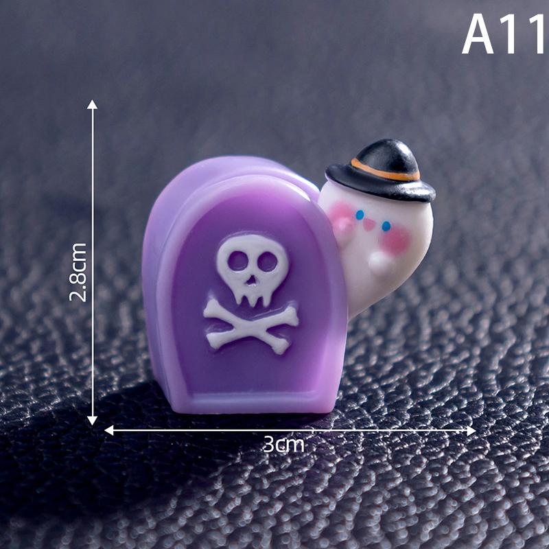 Украшения на Хэллоуин, кавайные настольные украшения, подарок на Хэллоуин для детей, аксессуары для салона автомобиля, принадлежности