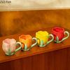 Nordic Creative Tulip Flower Water Cup Керамическая кружка для офиса, послеобеденного чая, латте, кофе, чашка для домашнего завтрака, молока, напитков, подарков