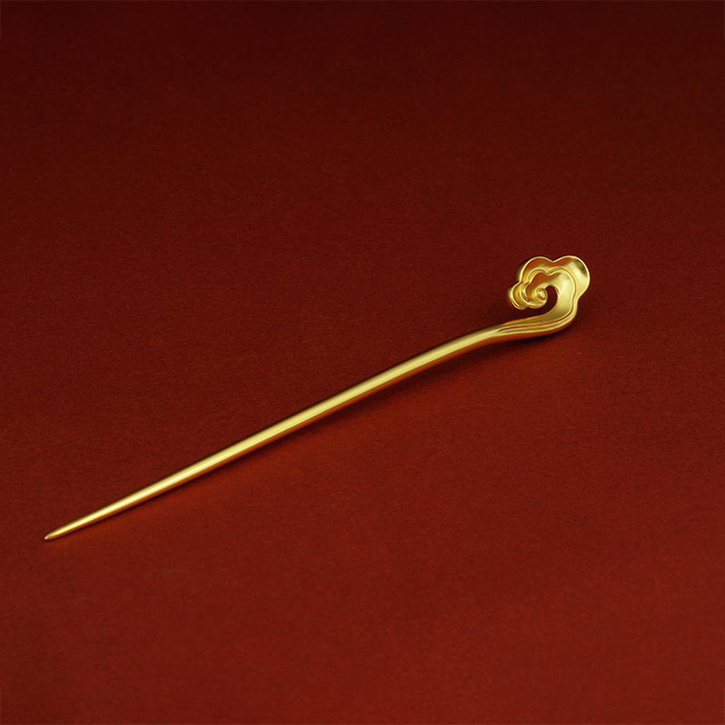1pcs Women's Elegant Hair Pins Chinese Style Auspicious Cloud Hair Stick Daily Party Wear Girl Fashion Jewelry Hair Accessories