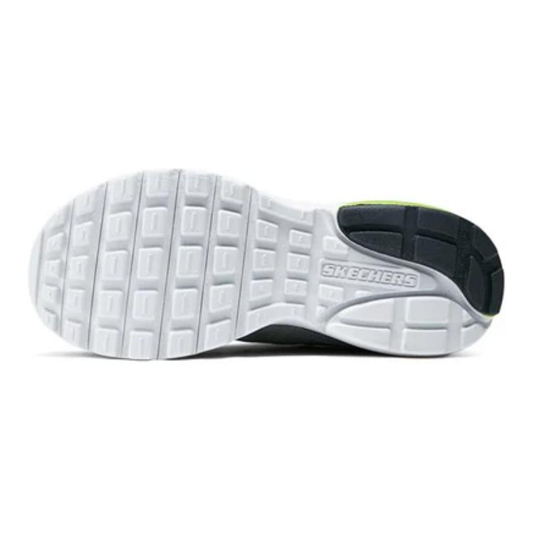 Skechers Детские мальчишеские удобные прочные дышащие низкие повседневные кроссовки Детские кроссовки Серый Желтый 403834L-CCYL