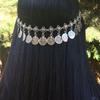 Dance Belt Beach Body Chain Coins Bead Ethnic Style Bohemian Belts Metal Belt Women Waist Chain