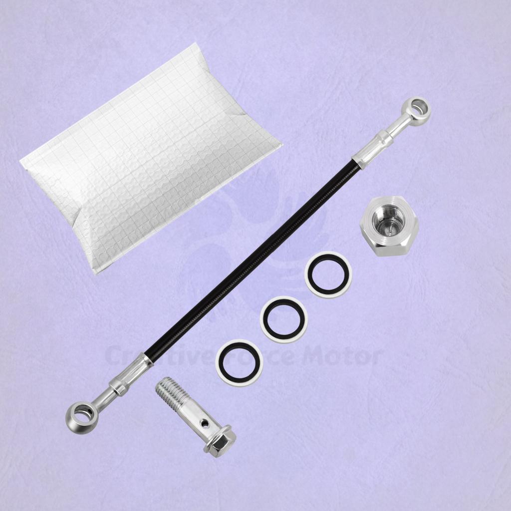 Hydraulic Brake Line Hose 25cm Motorcycle Extend Connector Universal For Honda ATV Kawasaki Yamaha Suzuki Dirt Bike Scooters Etc