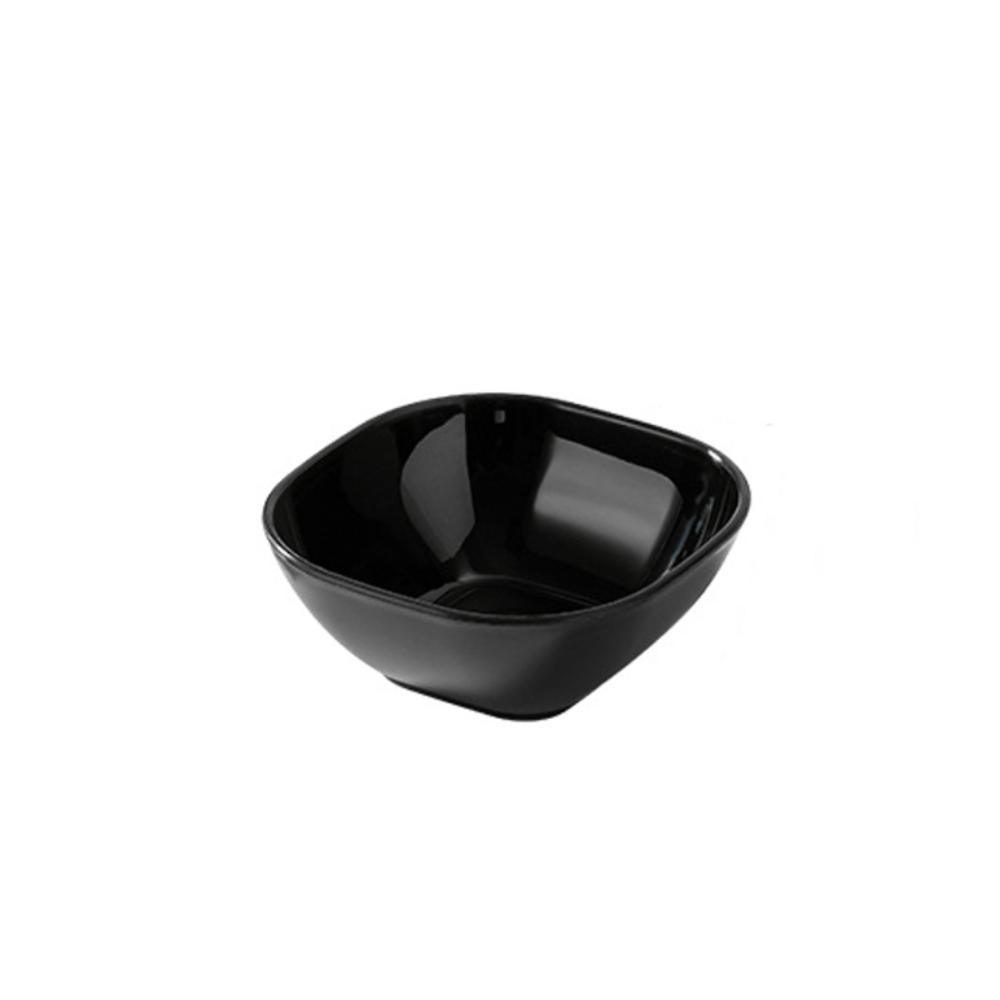 10 Piece Flower/Square Seasoning Dish Black Snack Bowl Multifunctional Fruits Bowl Hot Pot