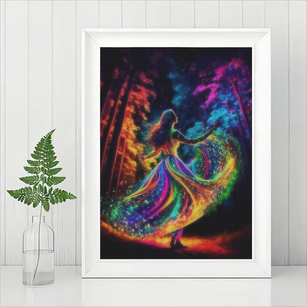 5D DIY алмазная живопись красочная девушка вышивка крестиком пейзаж Алмазная мозаика Декор для дома 30x40 см/12x16 дюймов