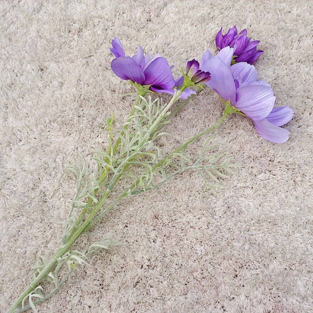 3 шт. искусственные цветочные цветы галсанг яркие роскошные большие шелковые ветки галсанг не выцветают искусственные растения для свадьбы дома вечеринки в помещении на открытом воздухе декор