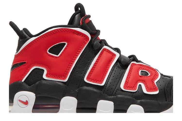 Kids' Sneakers Nike Air More Uptempo Bred (GS) Black/University Red/White