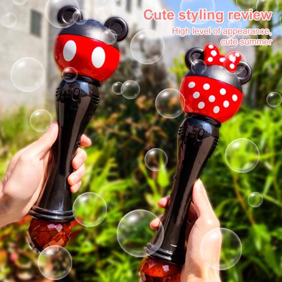 Bubble Machine with Light Music for Kids Automatic Bubble Blower Maker Toy Bubble Stick Easter Basket Stuffers Birthday Gifts for Boys Girls